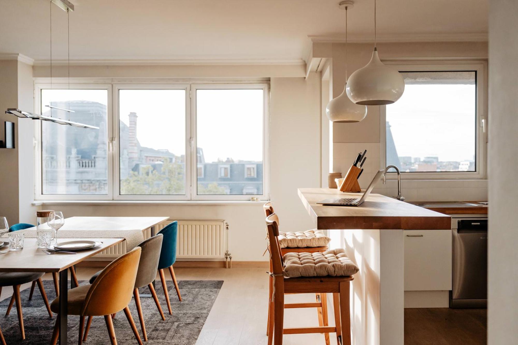 Zonnig Appartement Met Prachtig Uitzicht Op A+Locatie Antwerp Exterior photo
